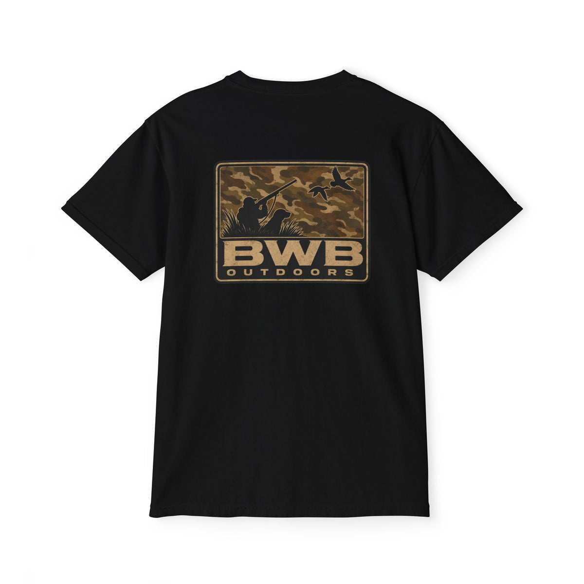 BWB Outdoors Camo Duck Pocket T-Shirt
