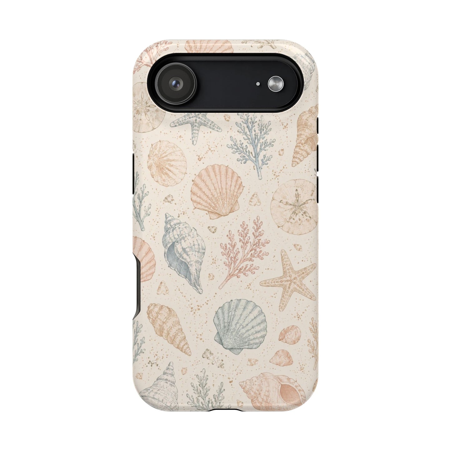 Woman’s Shell Pattern Magnetic Phone Case