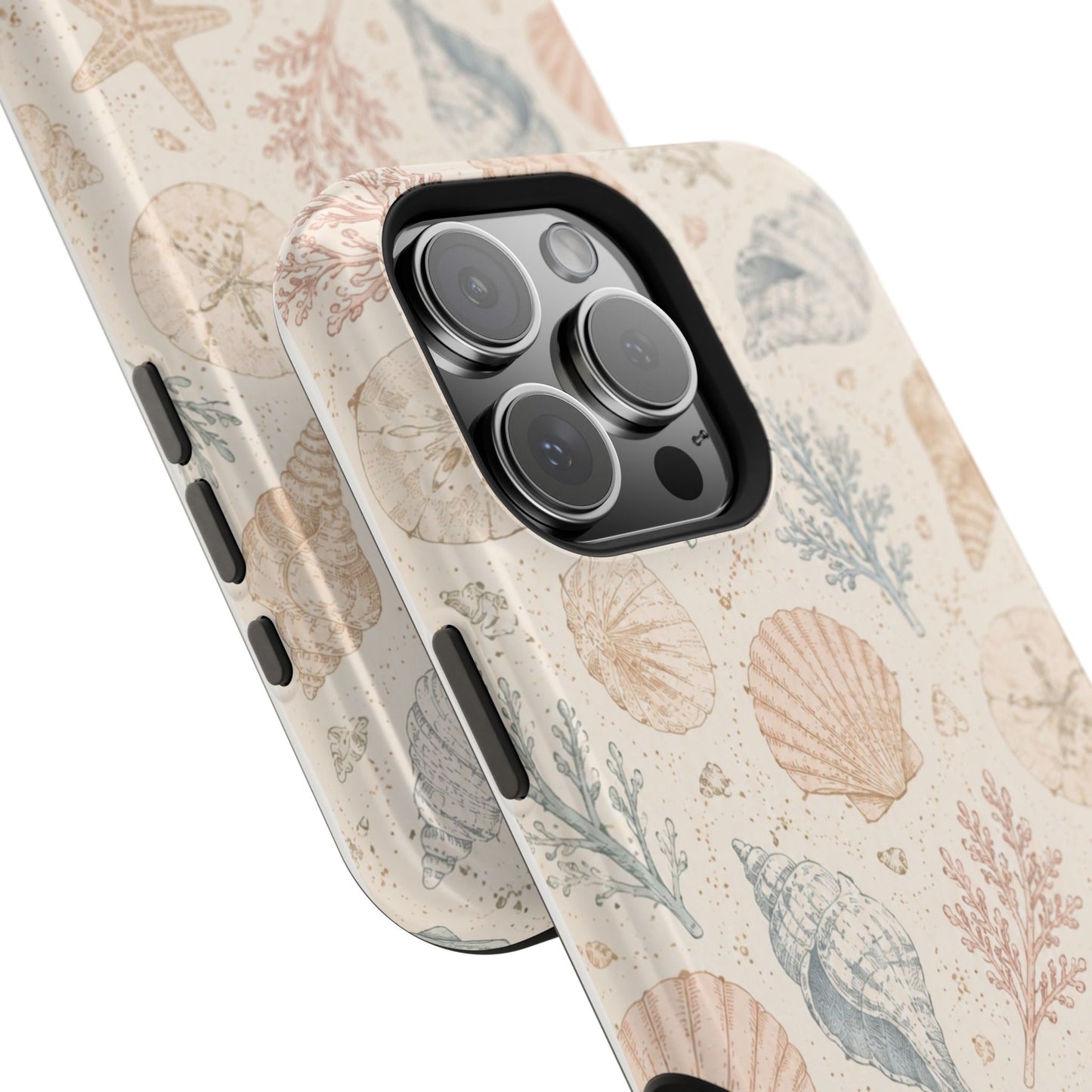 Woman’s Shell Pattern Magnetic Phone Case