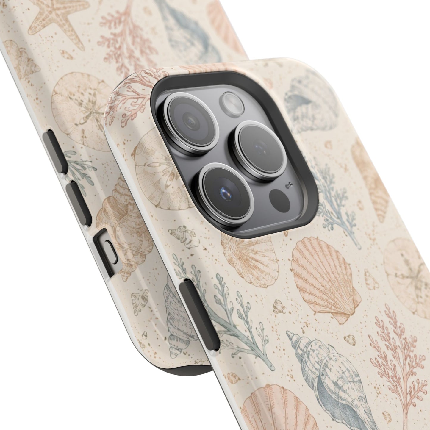 Woman’s Shell Pattern Magnetic Phone Case