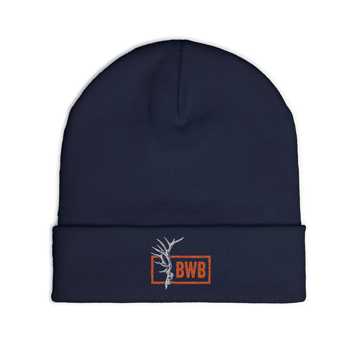 Embroidered BWB Antler Knit Beanie