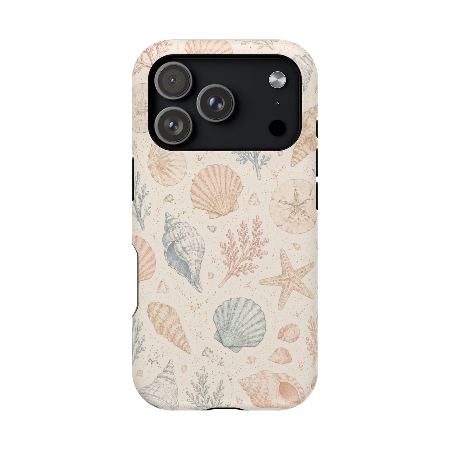 Woman’s Shell Pattern Magnetic Phone Case