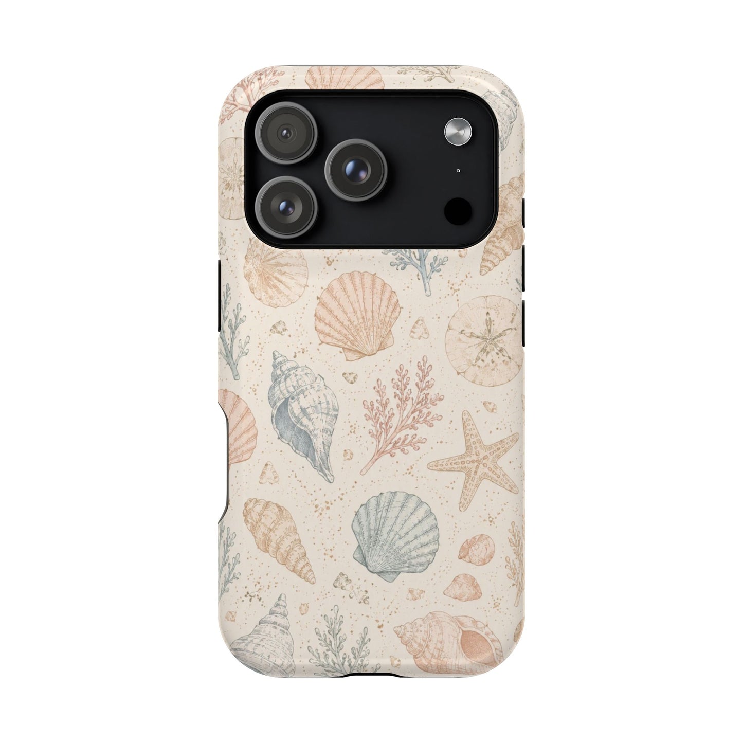 Woman’s Shell Pattern Magnetic Phone Case