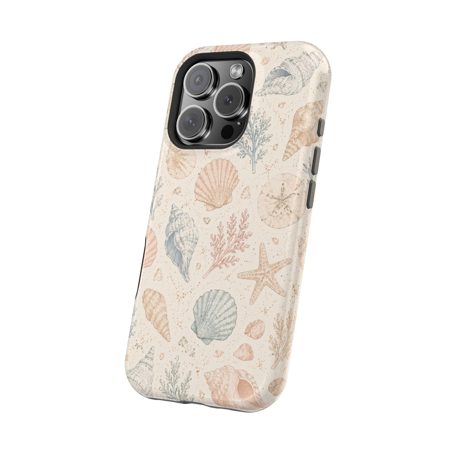 Woman’s Shell Pattern Magnetic Phone Case