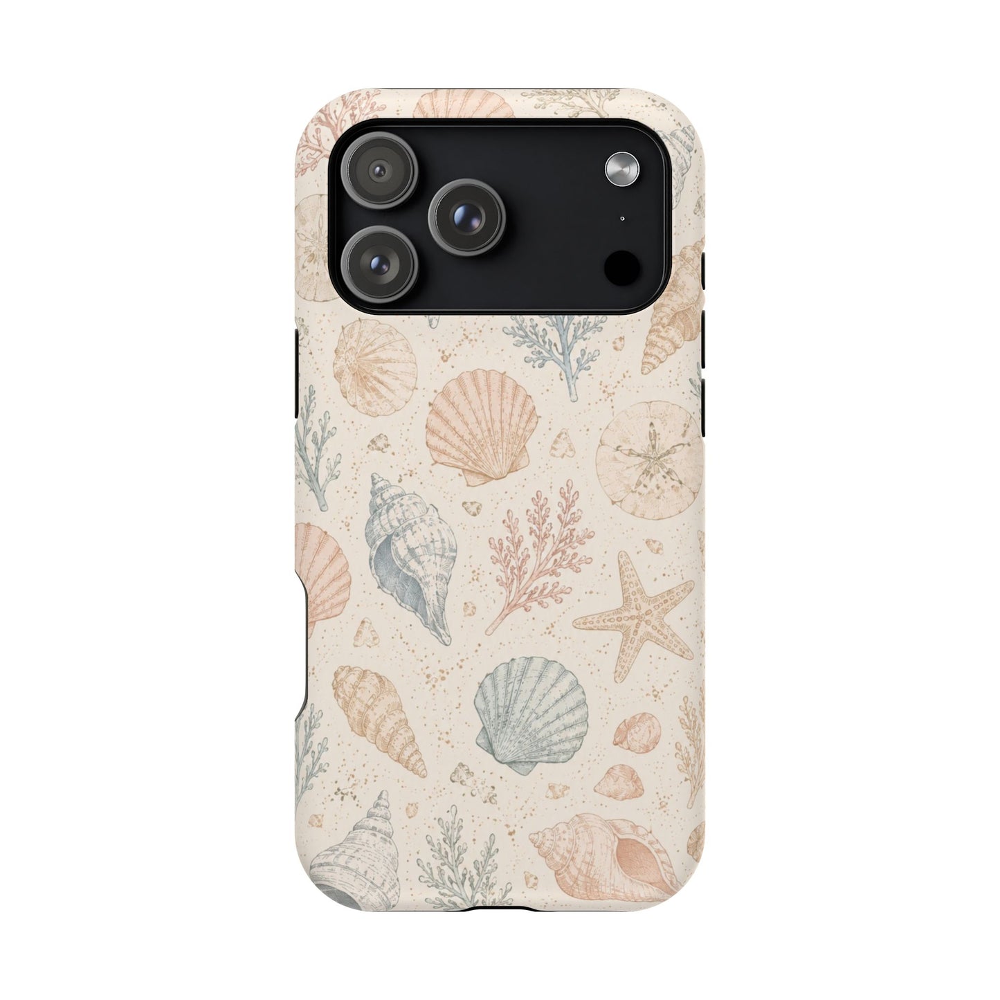 Woman’s Shell Pattern Magnetic Phone Case