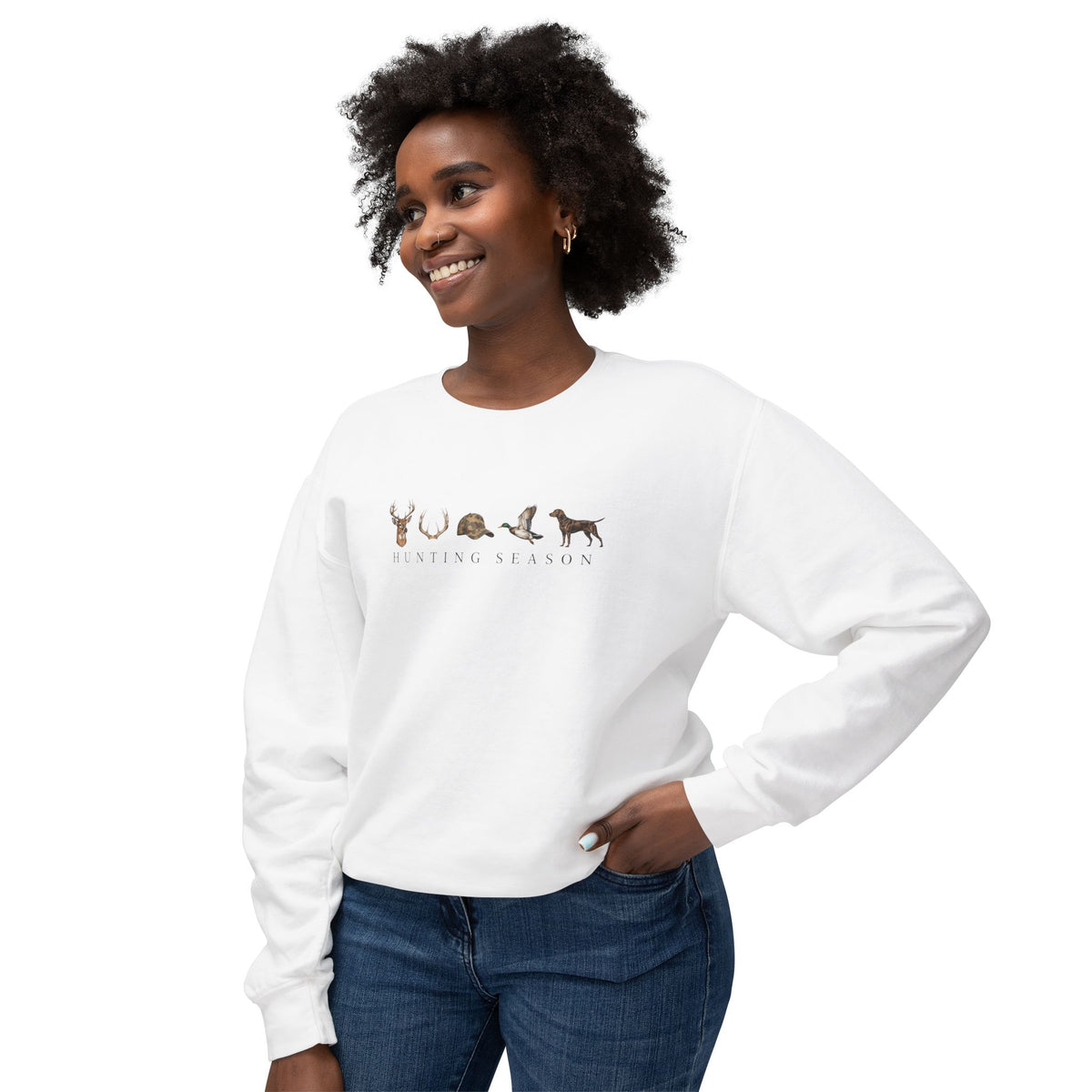Wildlife Silhouette Crewneck Sweatshirt