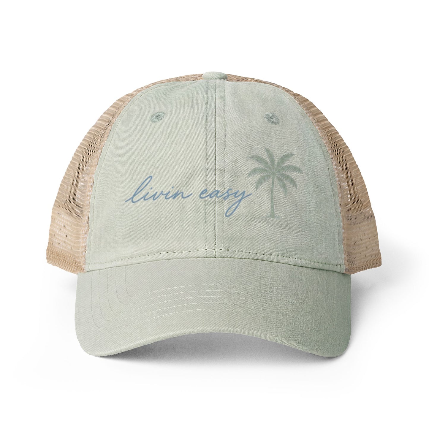 Women's Washed Mesh-Back Cap