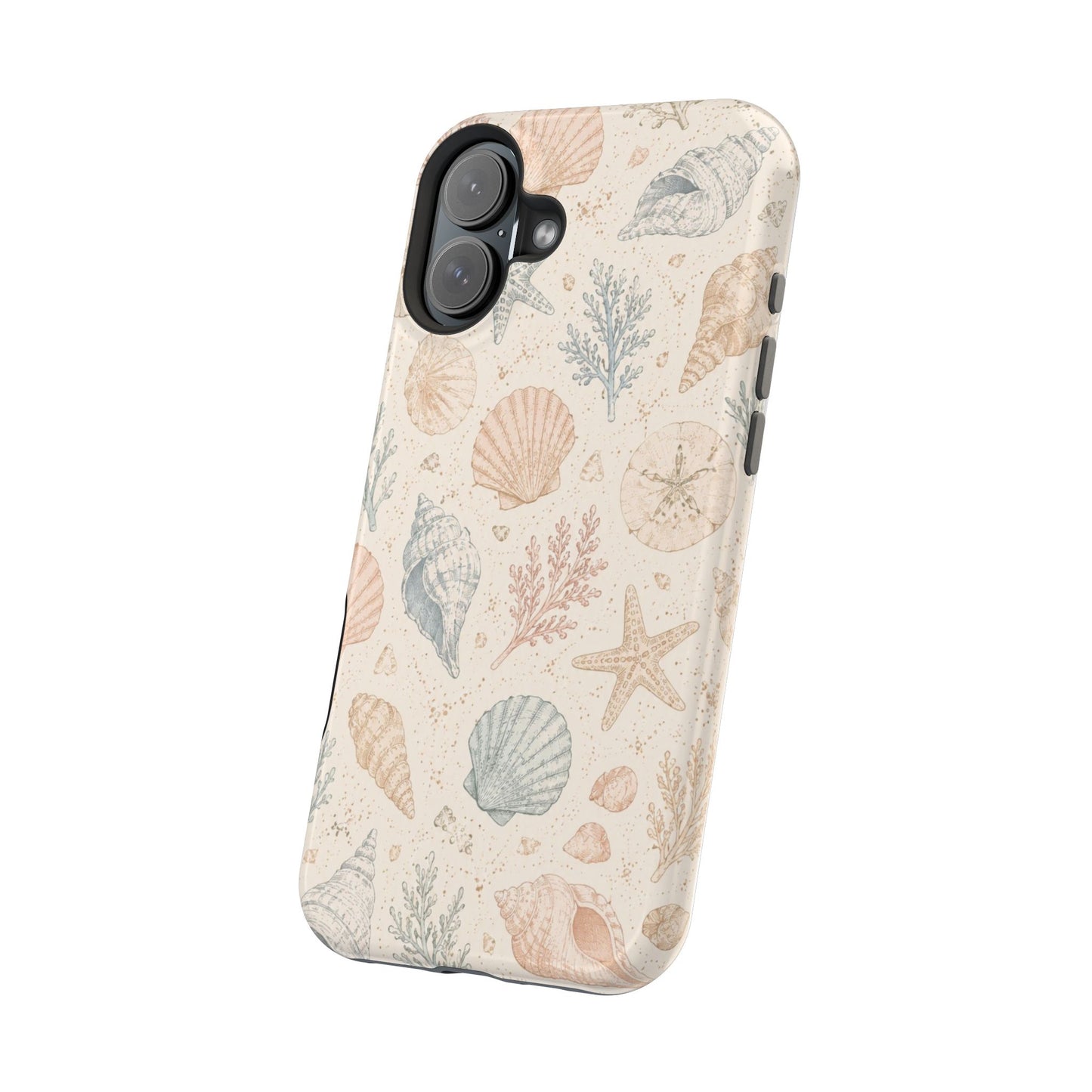 Woman’s Shell Pattern Magnetic Phone Case