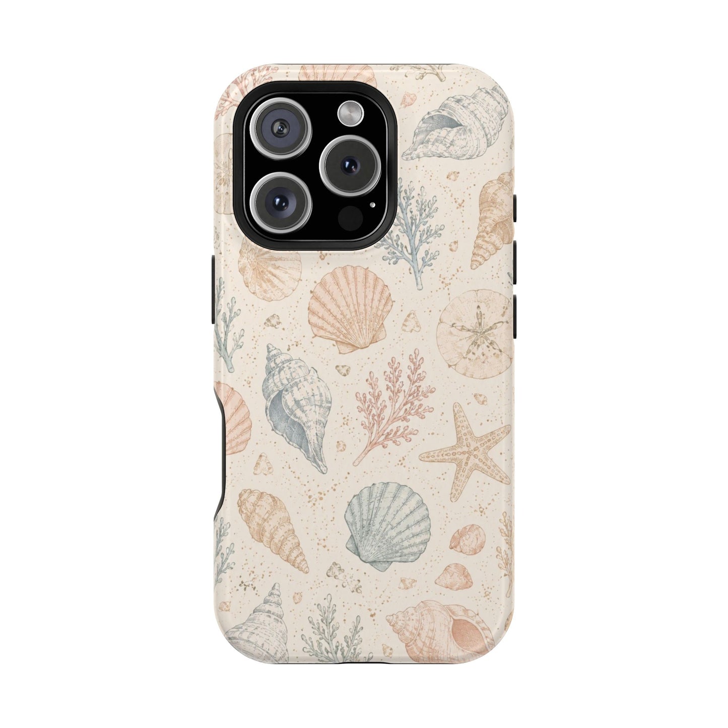 Woman’s Shell Pattern Magnetic Phone Case