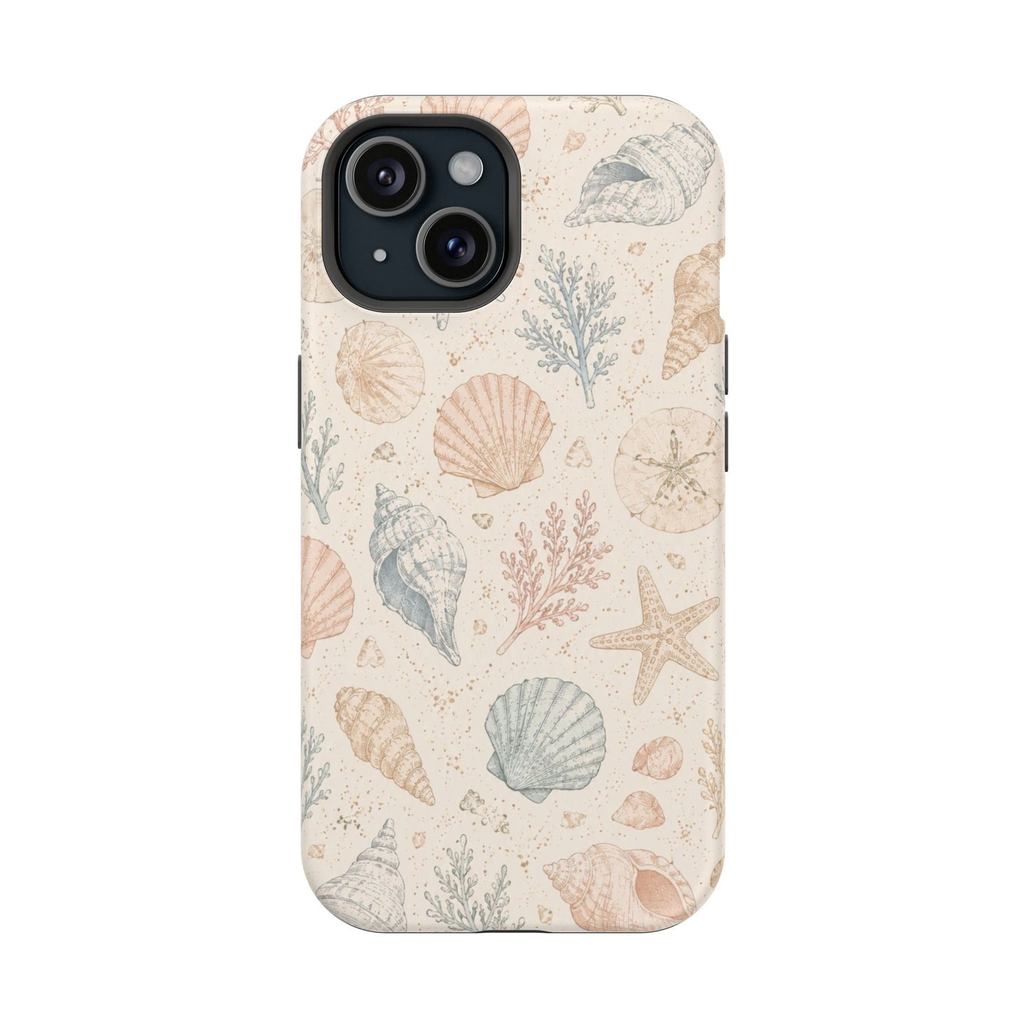 Woman’s Shell Pattern Magnetic Phone Case
