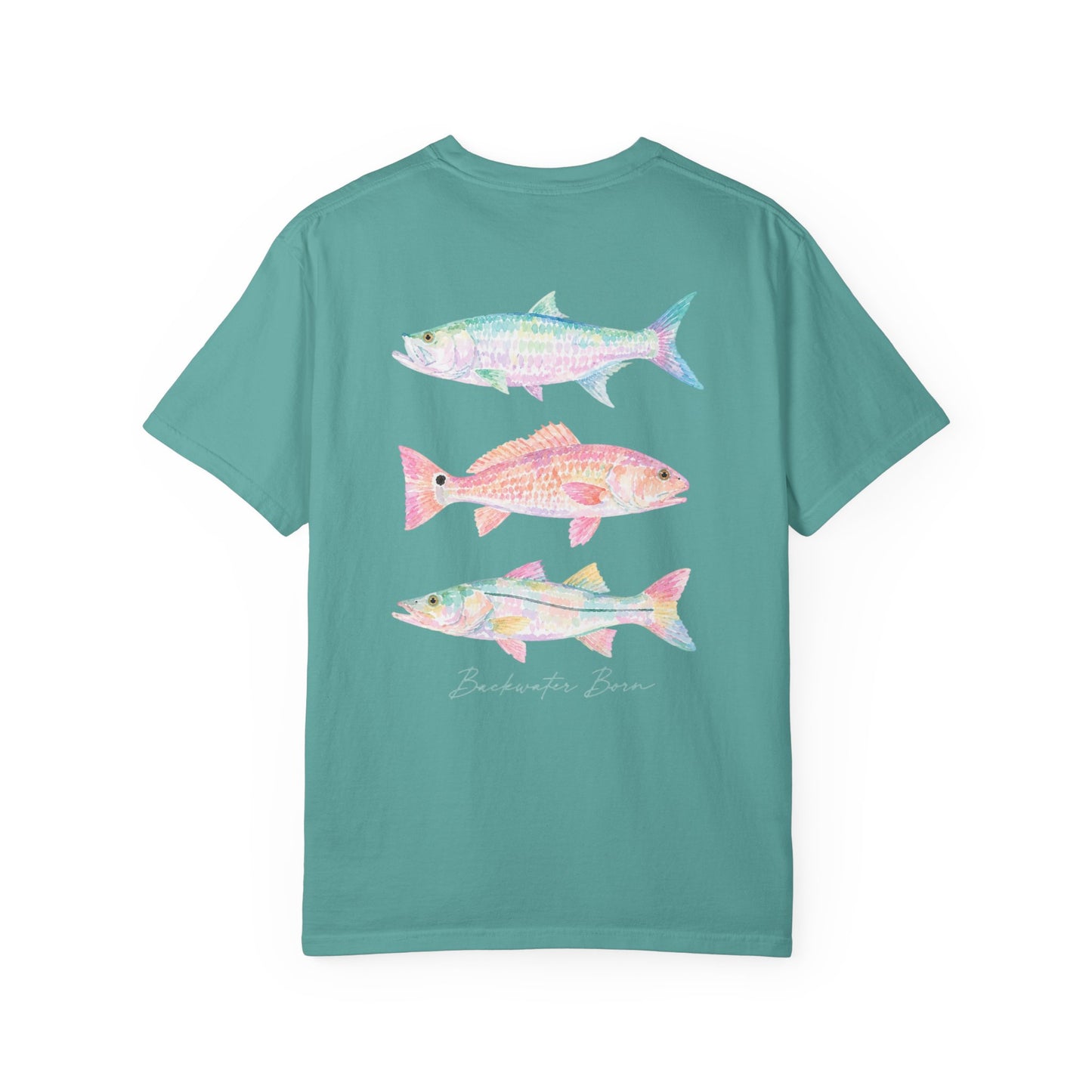 Pastel Fish Graphic T-Shirt