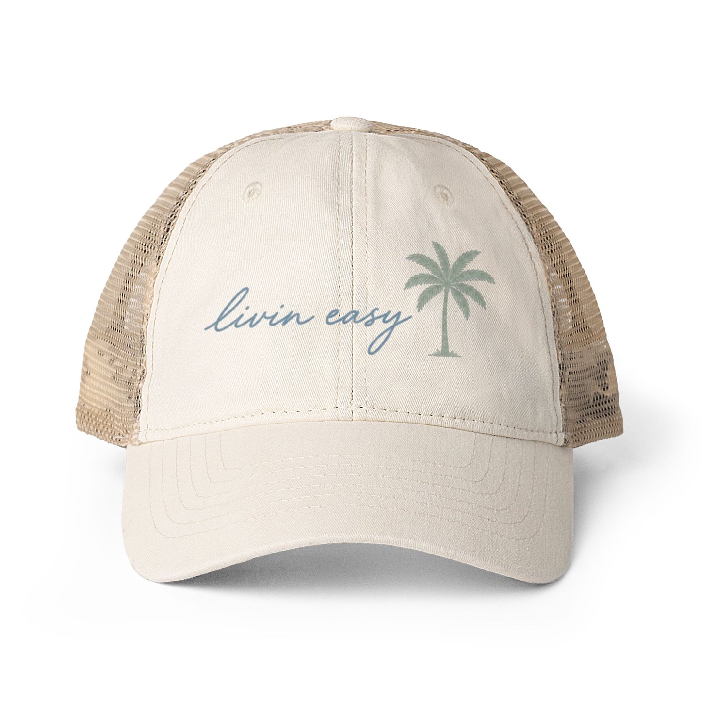 Women's Washed Mesh-Back Cap
