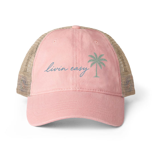 Women's Washed Mesh-Back Cap