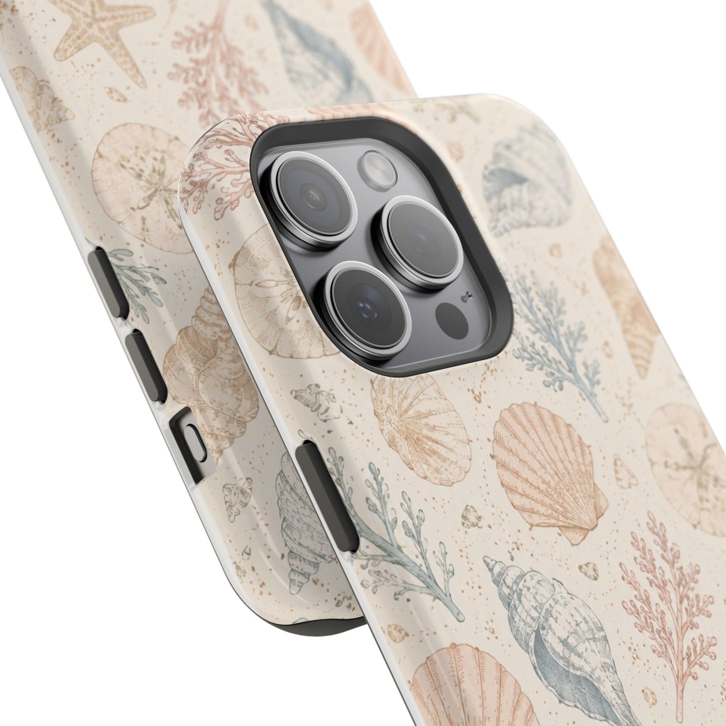 Woman’s Shell Pattern Magnetic Phone Case