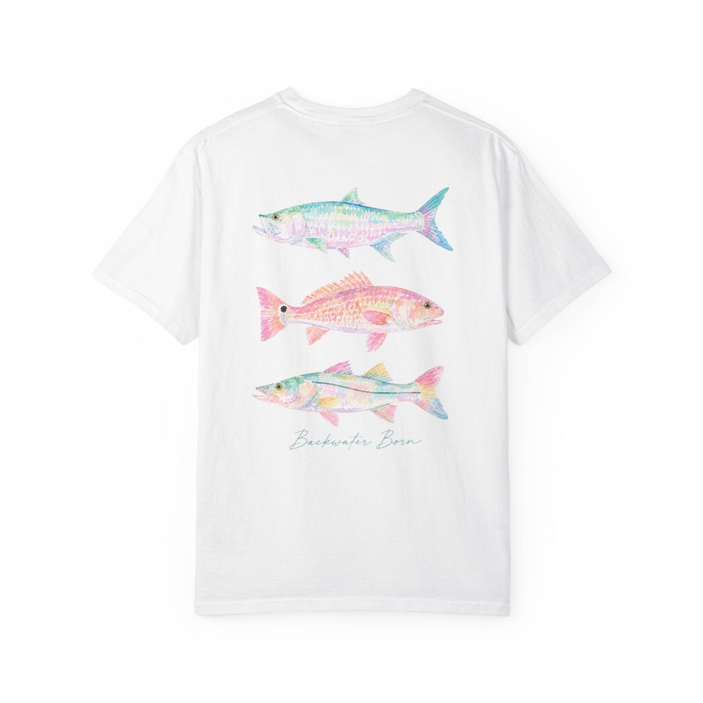Pastel Fish Graphic T-Shirt