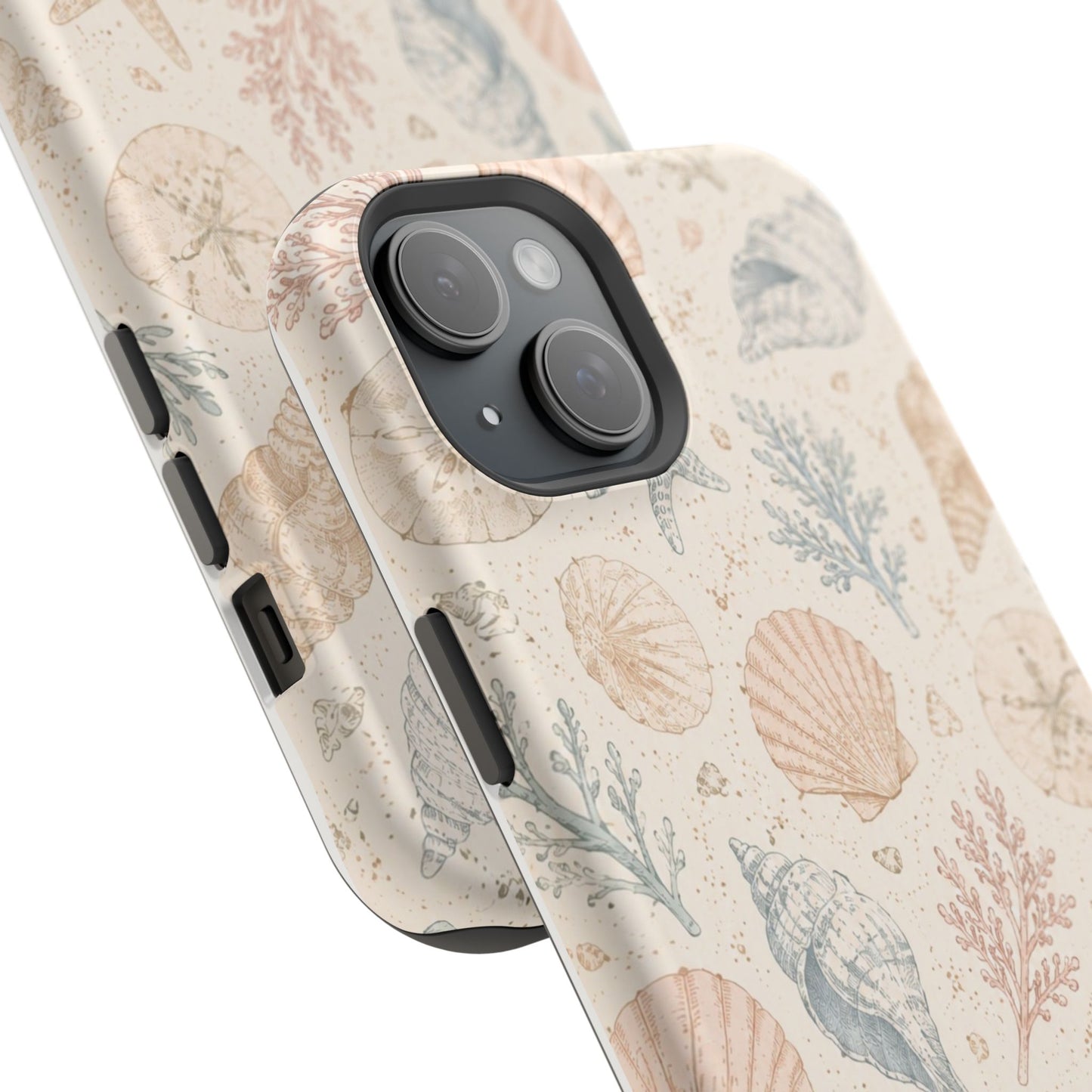 Woman’s Shell Pattern Magnetic Phone Case