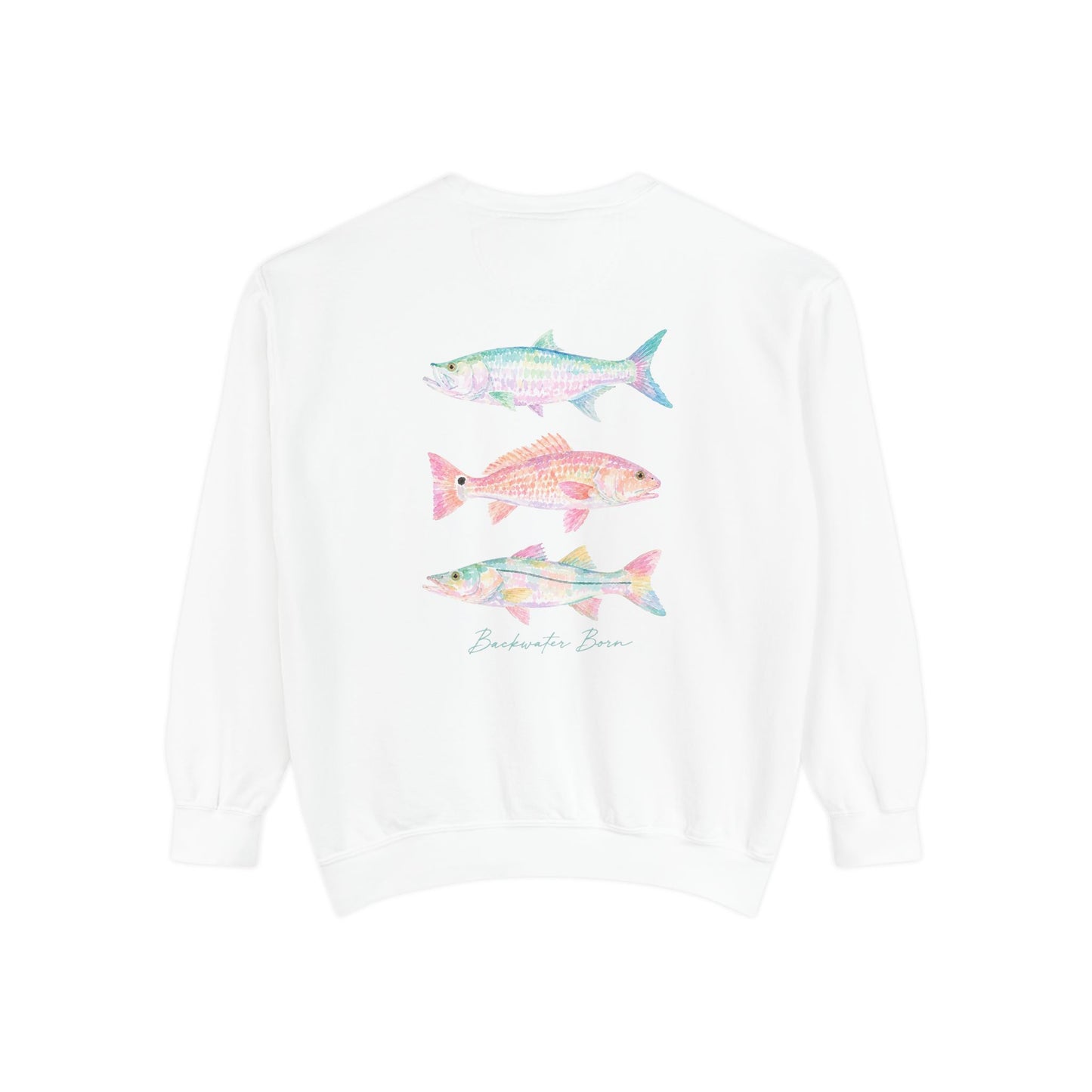 Pastel Florida Fish Women’s Crewneck
