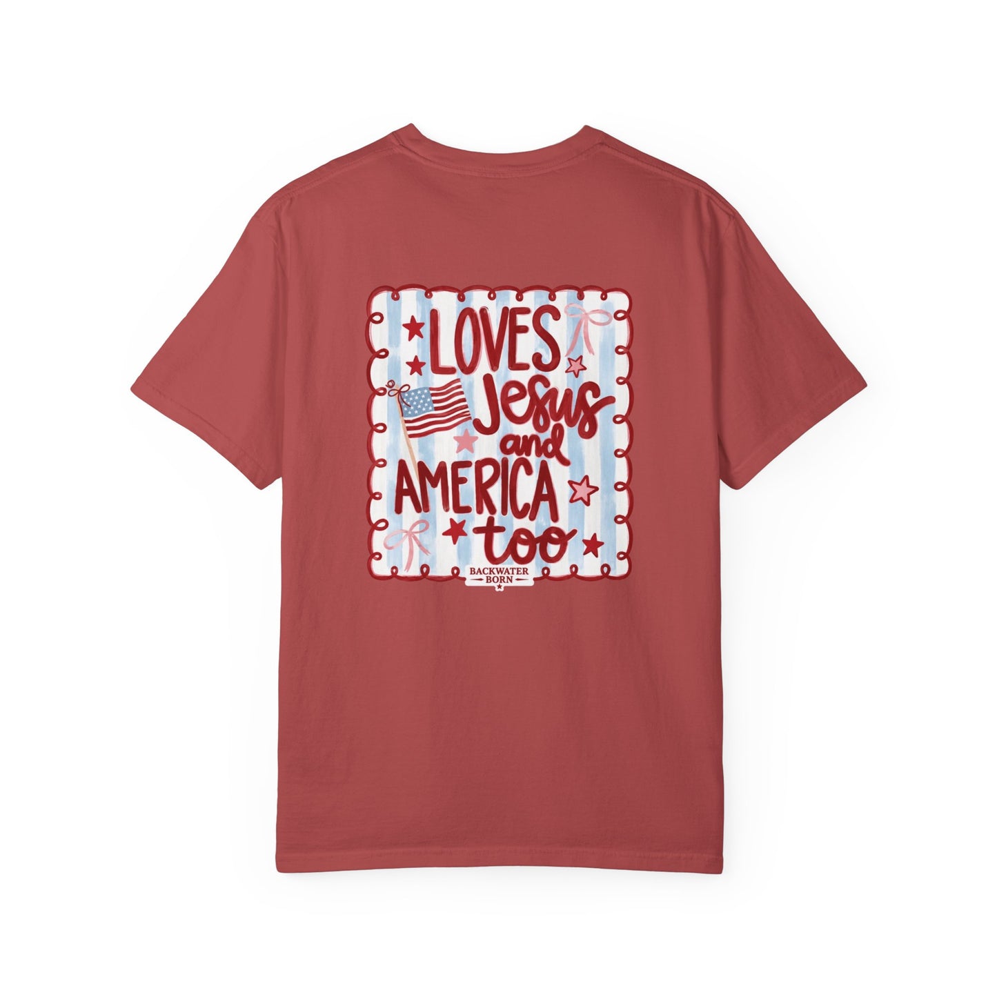 Loves Jesus and America Too T-Shirt - FOJ Collection