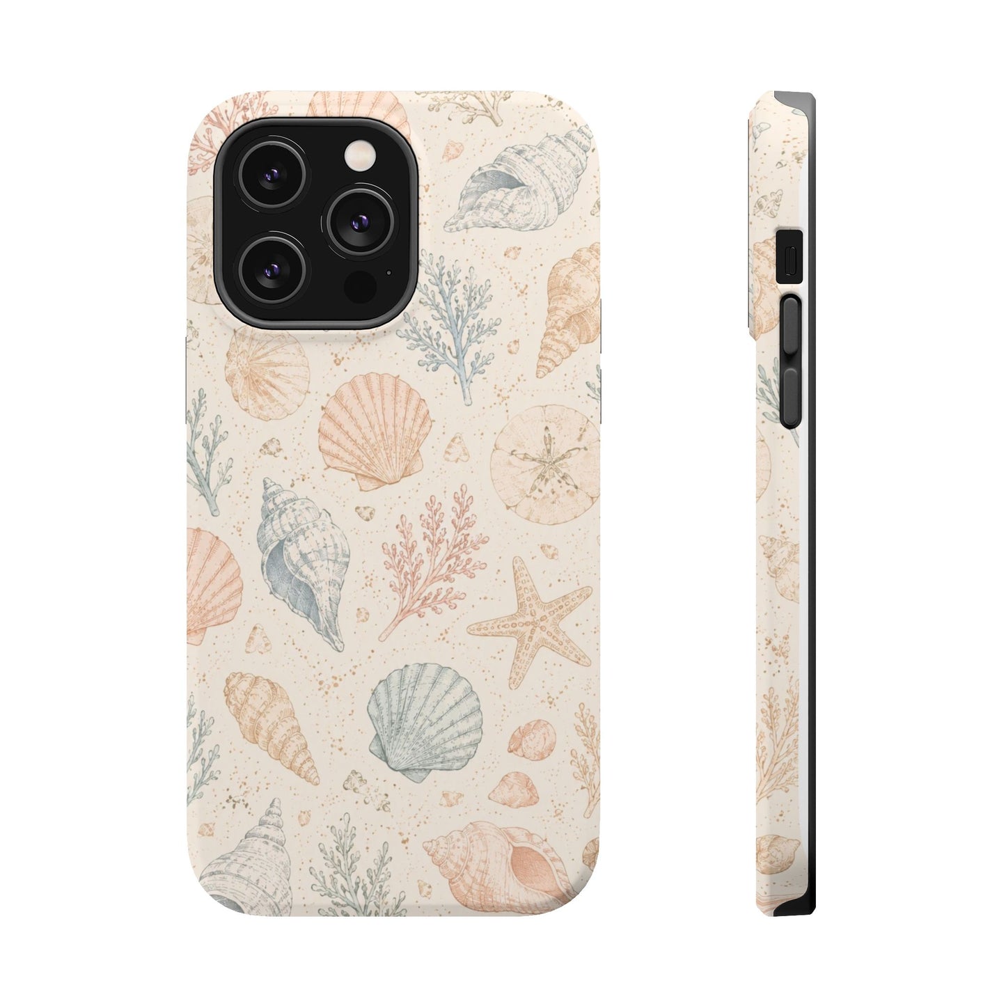 Woman’s Shell Pattern Magnetic Phone Case