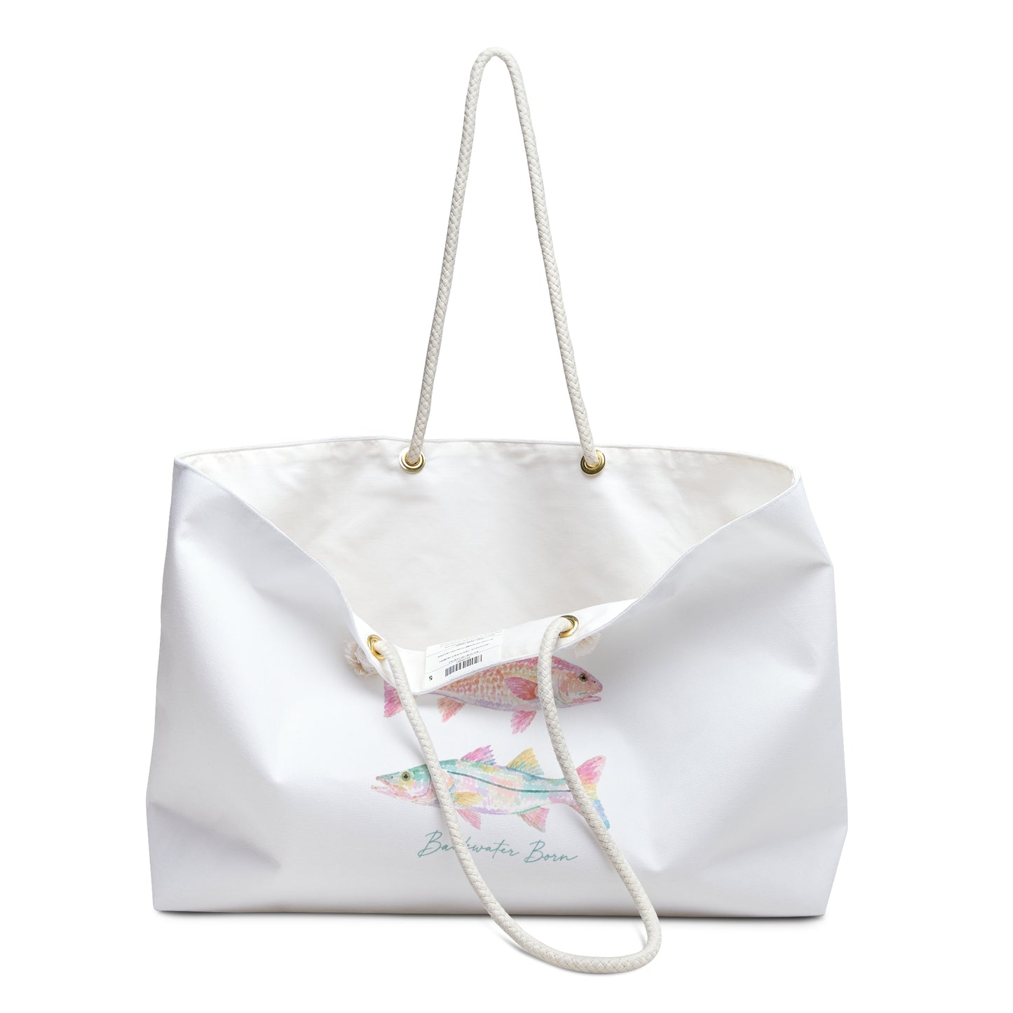 Pastel Fish Beach Tote