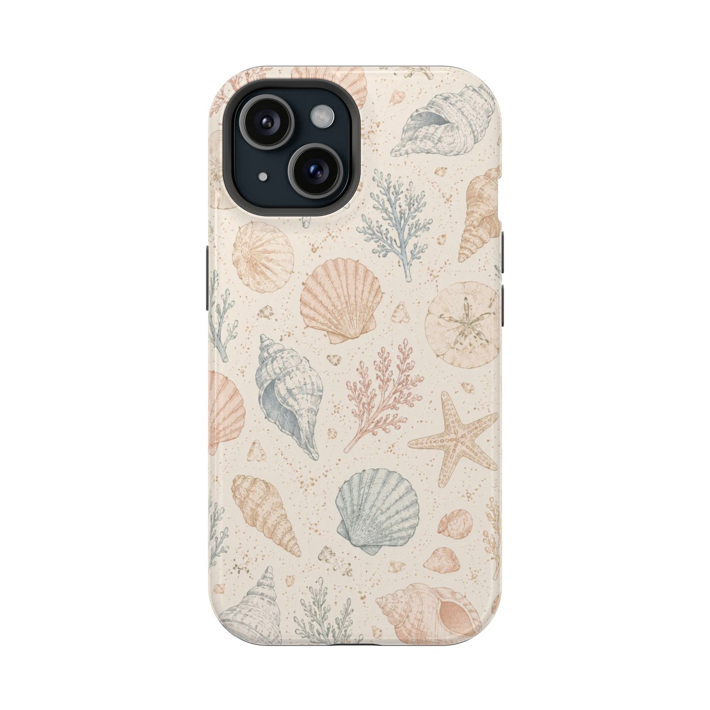 Woman’s Shell Pattern Magnetic Phone Case
