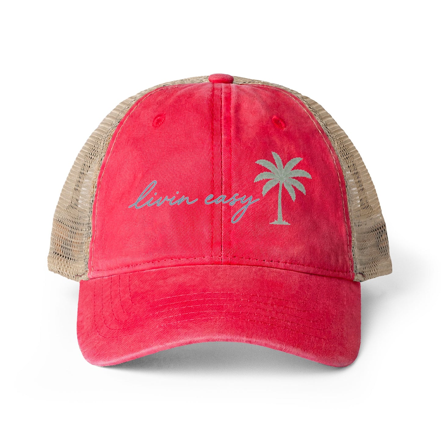 Women's Washed Mesh-Back Cap