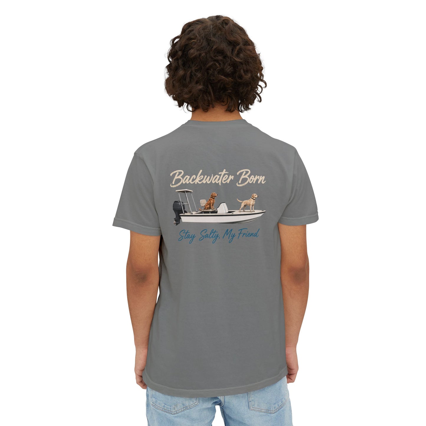 Fishing Dogs 2.0 Pocket Tee