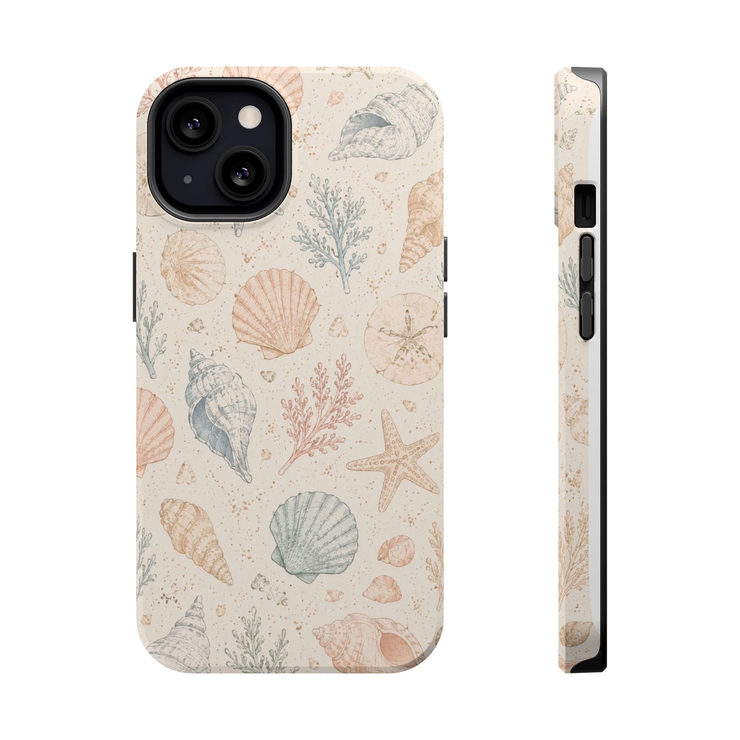 Woman’s Shell Pattern Magnetic Phone Case