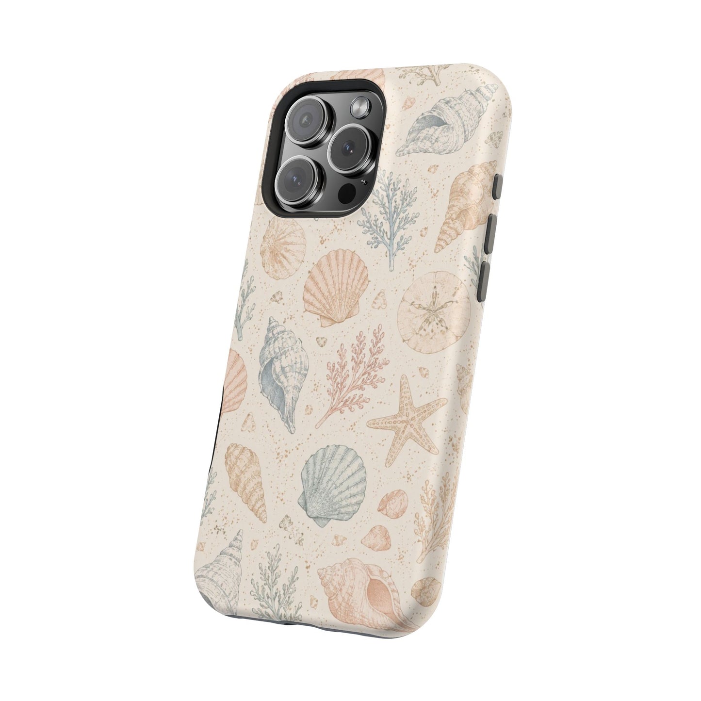 Woman’s Shell Pattern Magnetic Phone Case