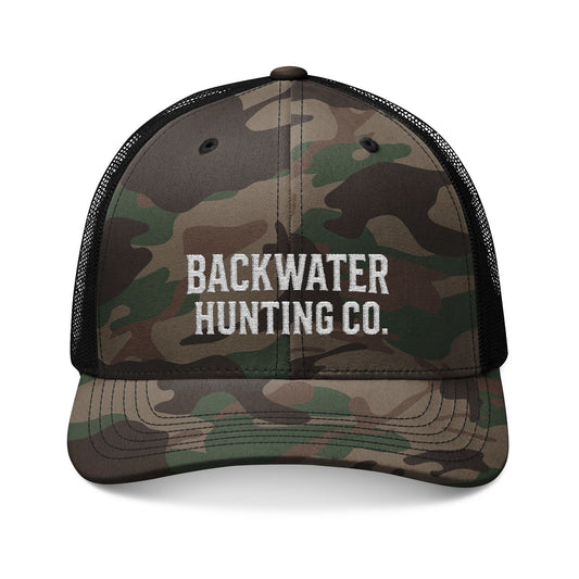 Backwater Hunting Co. Camo Trucker Hat