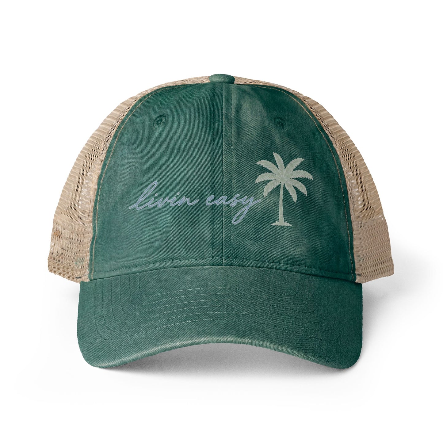 Women's Washed Mesh-Back Cap