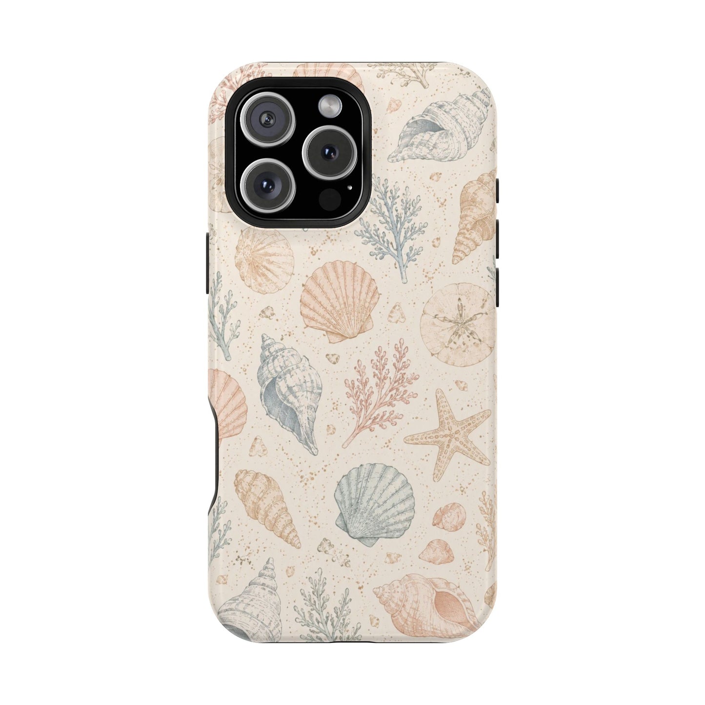 Woman’s Shell Pattern Magnetic Phone Case