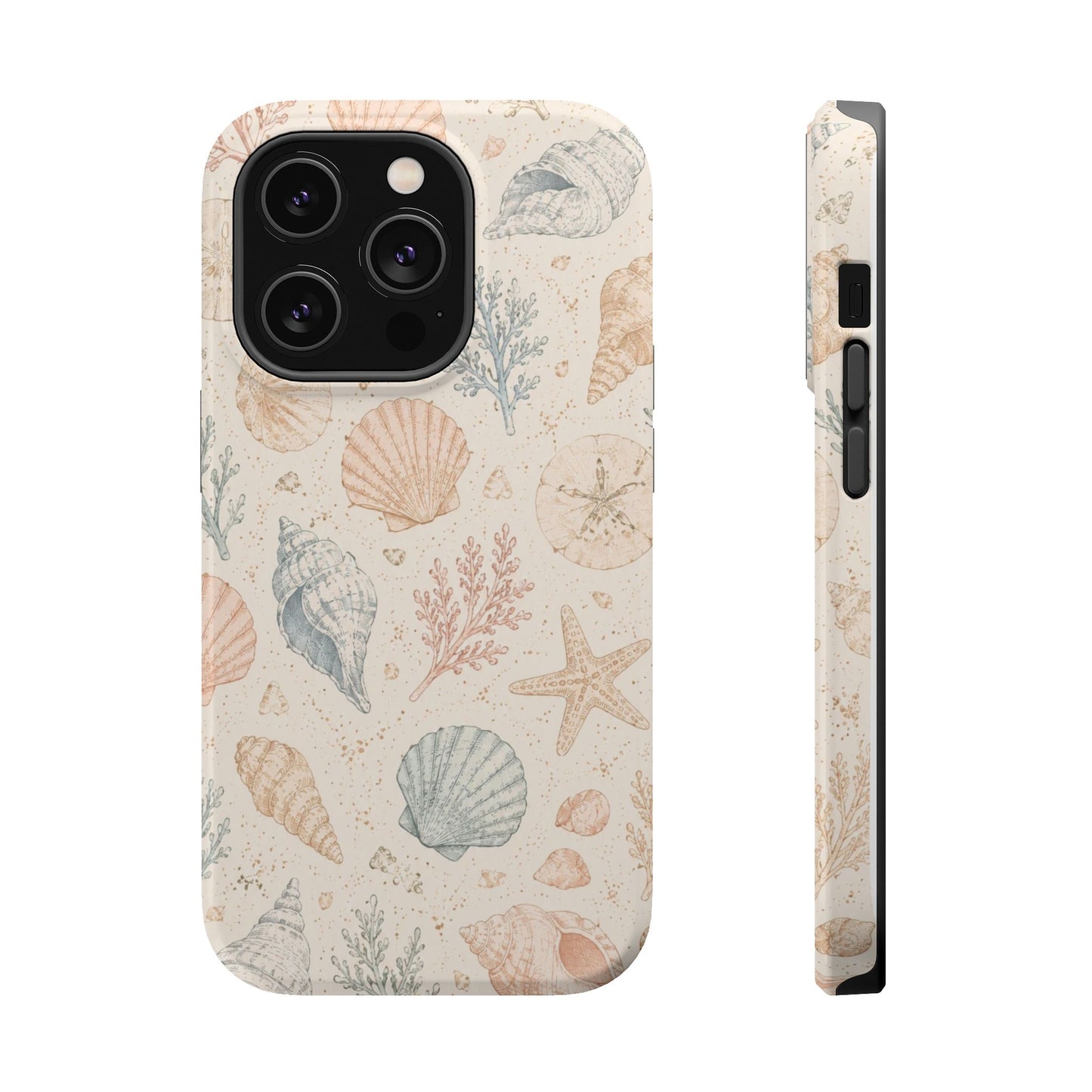 Woman’s Shell Pattern Magnetic Phone Case