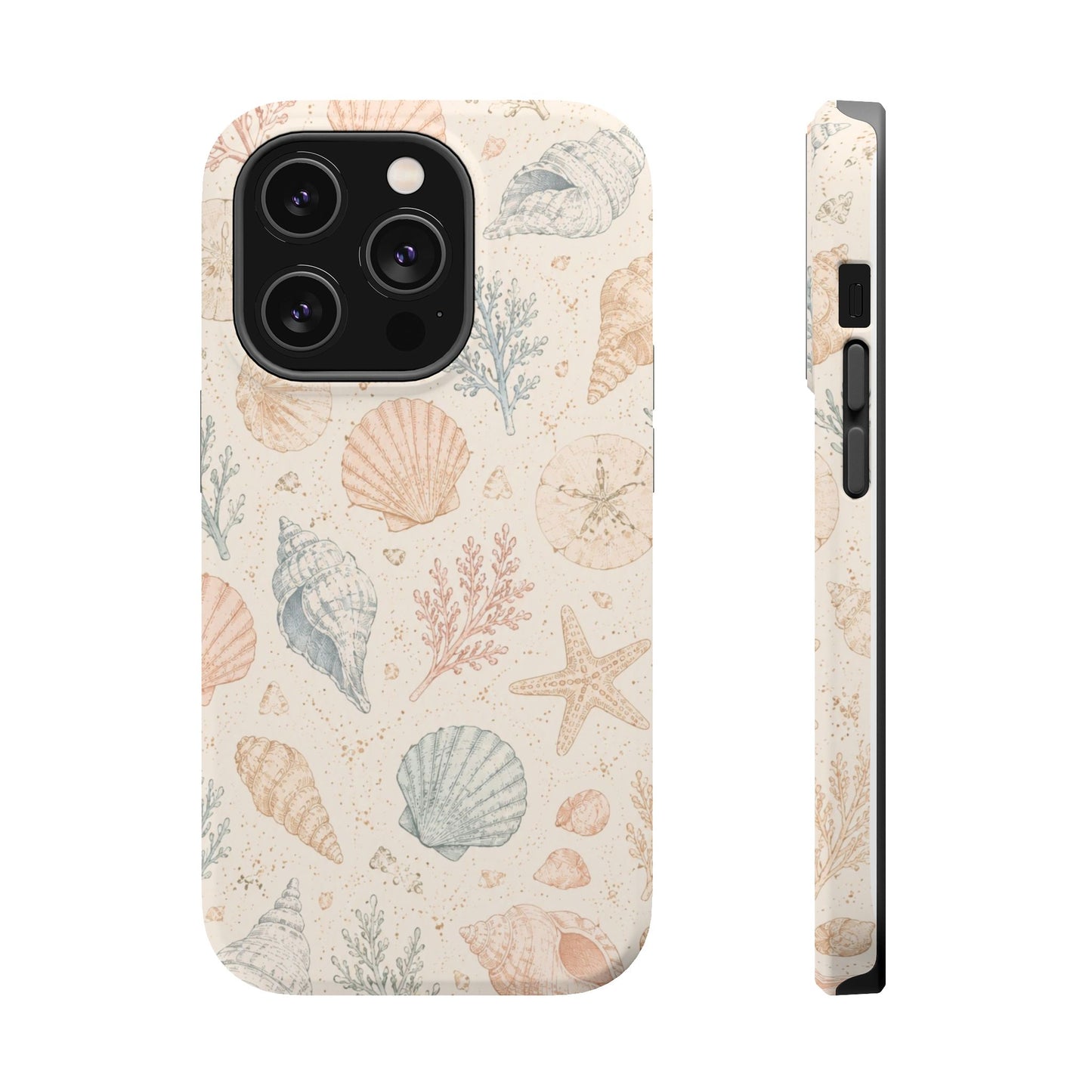 Woman’s Shell Pattern Magnetic Phone Case