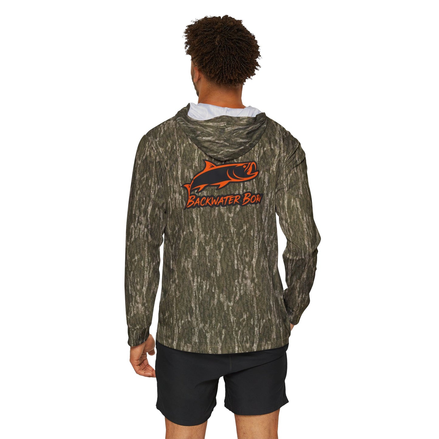 Backwater Born Camo Fishing UPF Hoodie