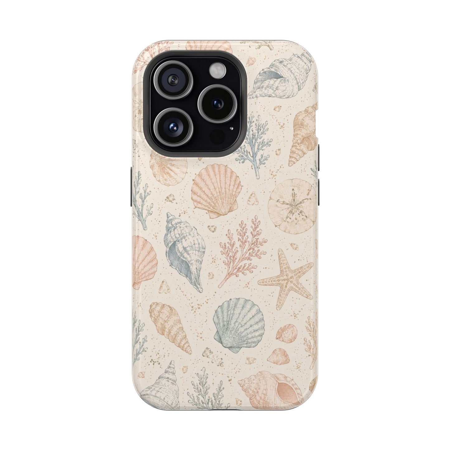 Woman’s Shell Pattern Magnetic Phone Case