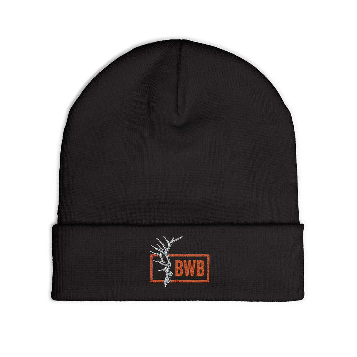 Embroidered BWB Antler Knit Beanie