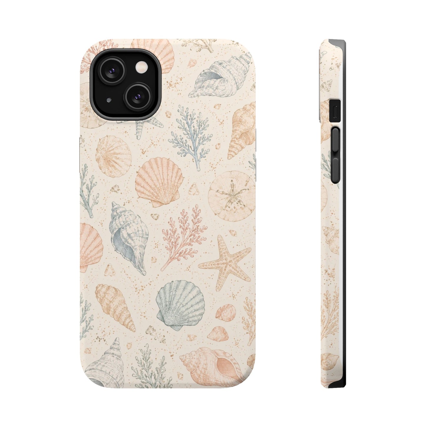 Woman’s Shell Pattern Magnetic Phone Case