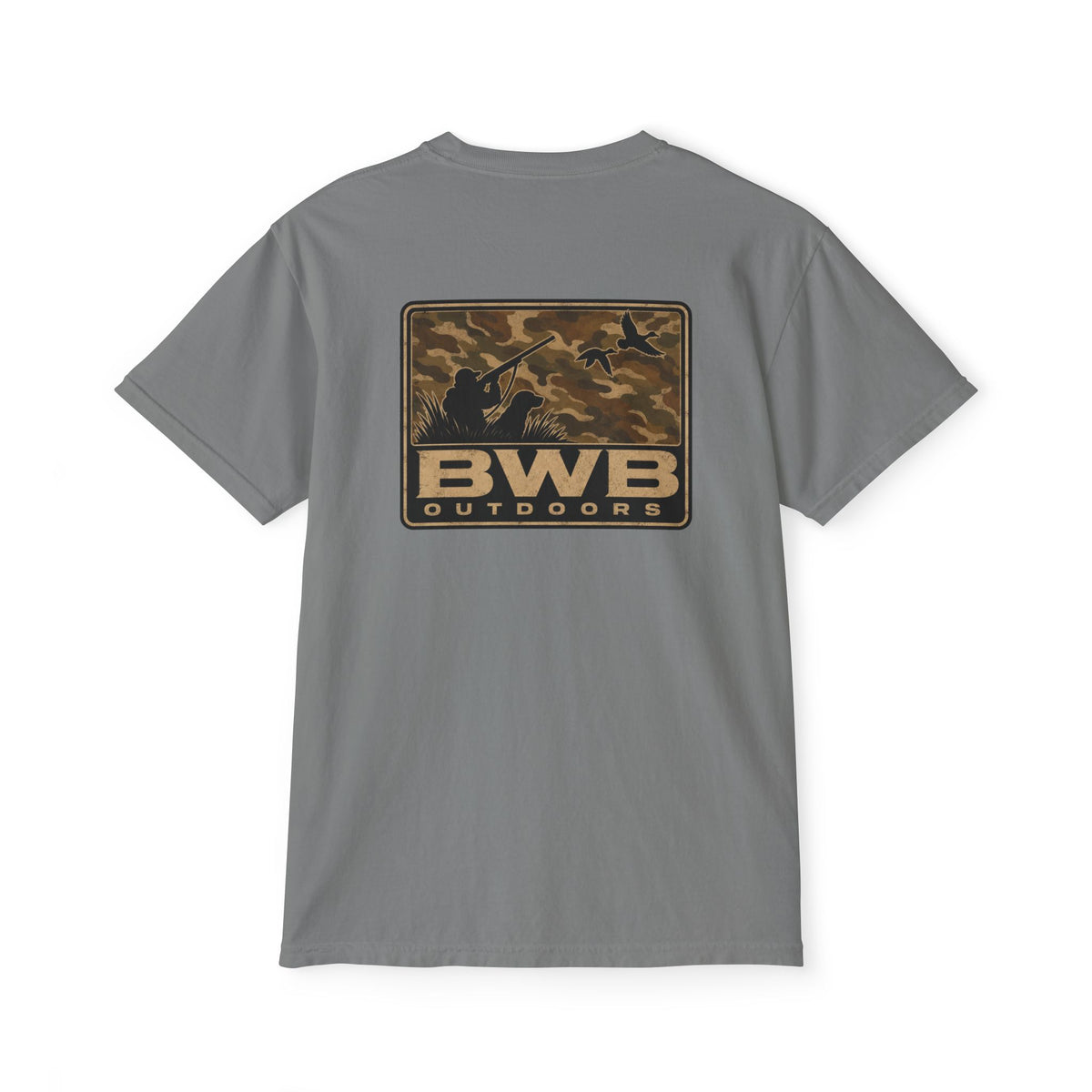 BWB Outdoors Camo Duck Pocket T-Shirt