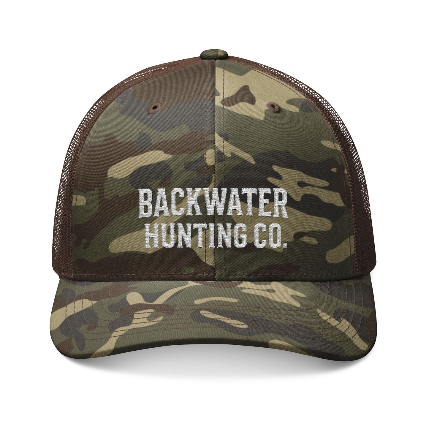 Backwater Hunting Co. Camo Trucker Hat
