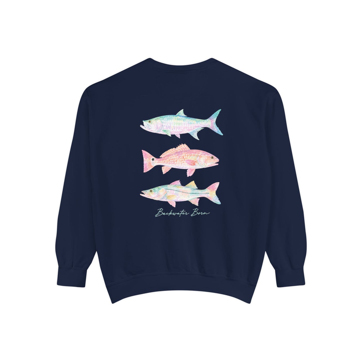 Pastel Florida Fish Women’s Crewneck
