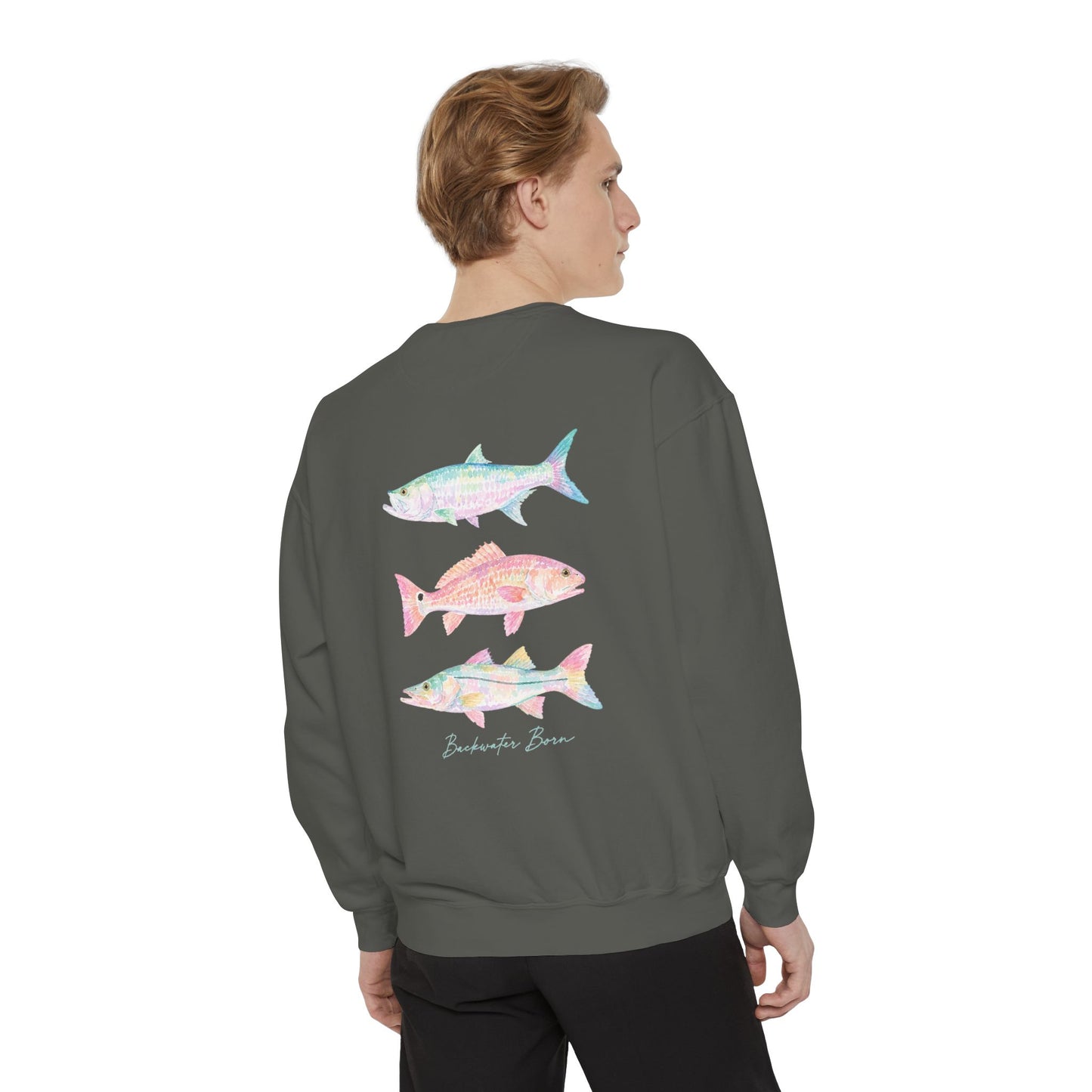 Pastel Florida Fish Women’s Crewneck