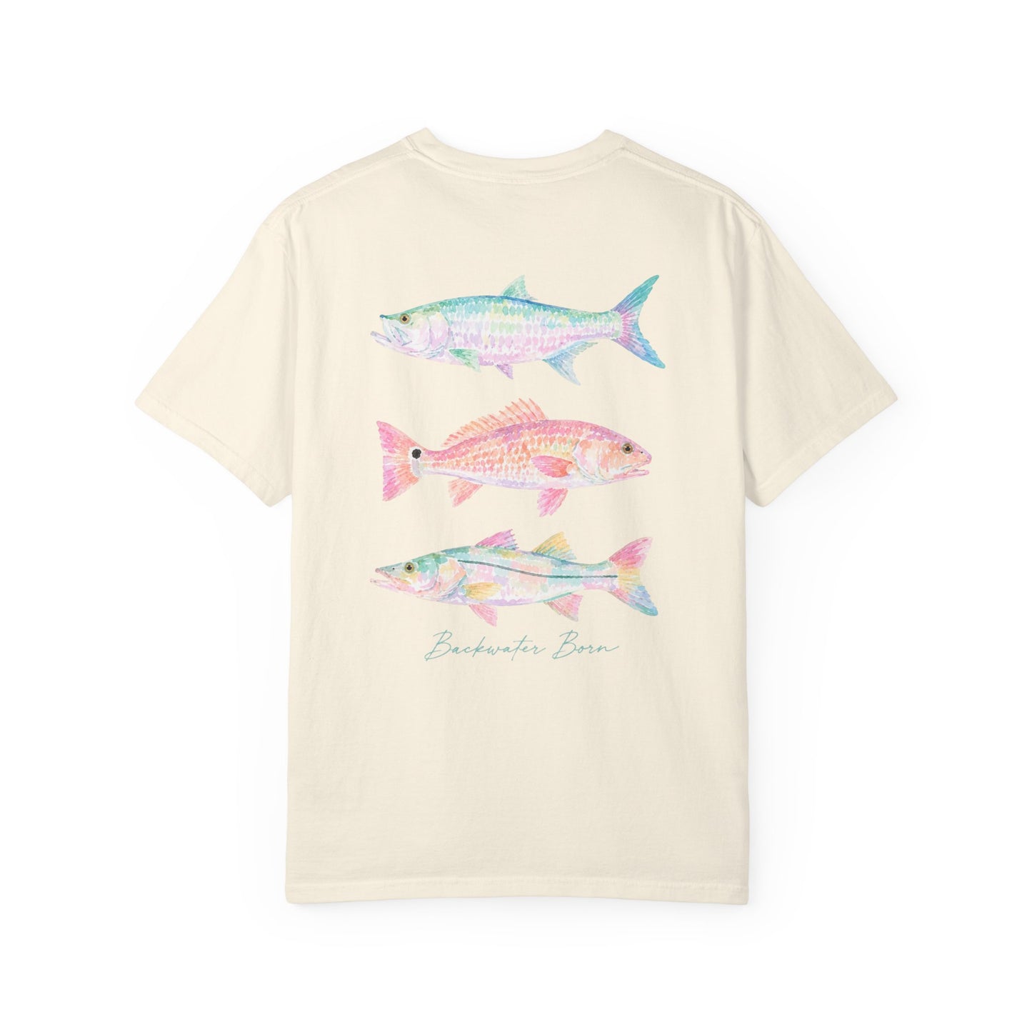 Pastel Fish Graphic T-Shirt