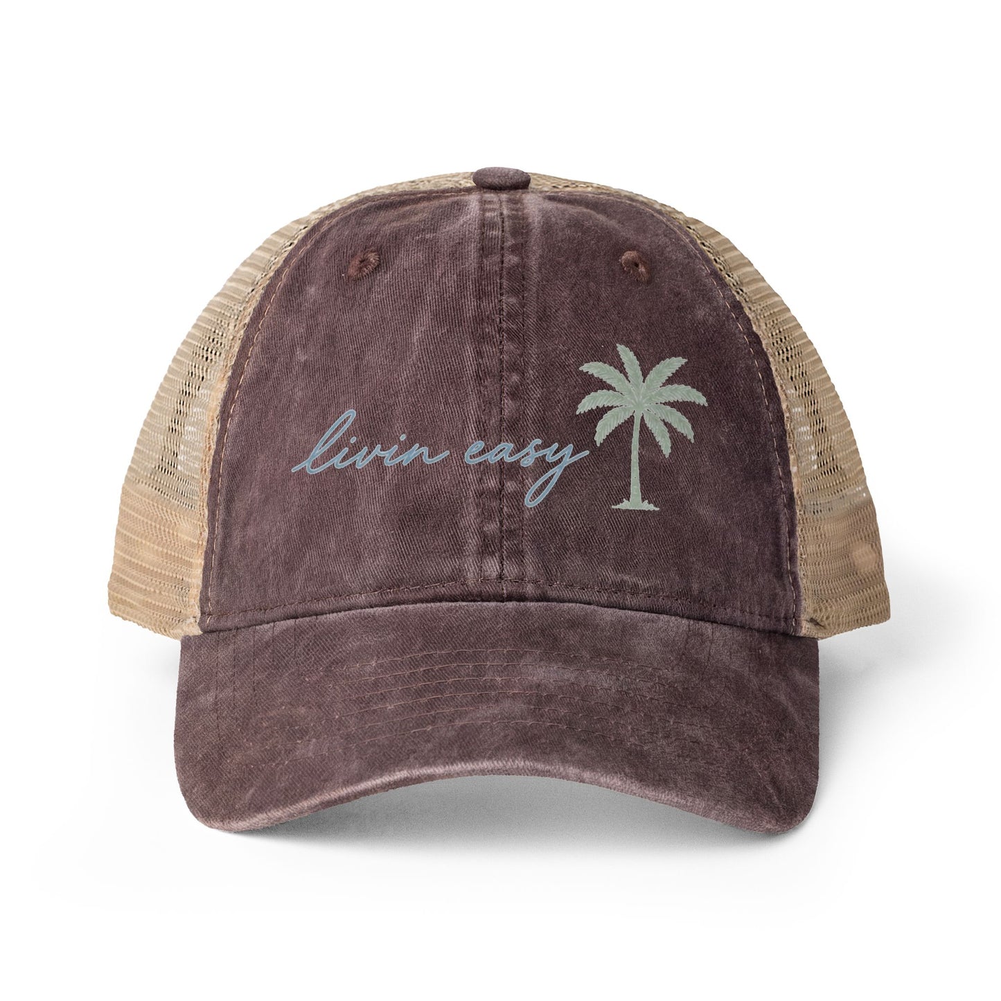 Women's Washed Mesh-Back Cap