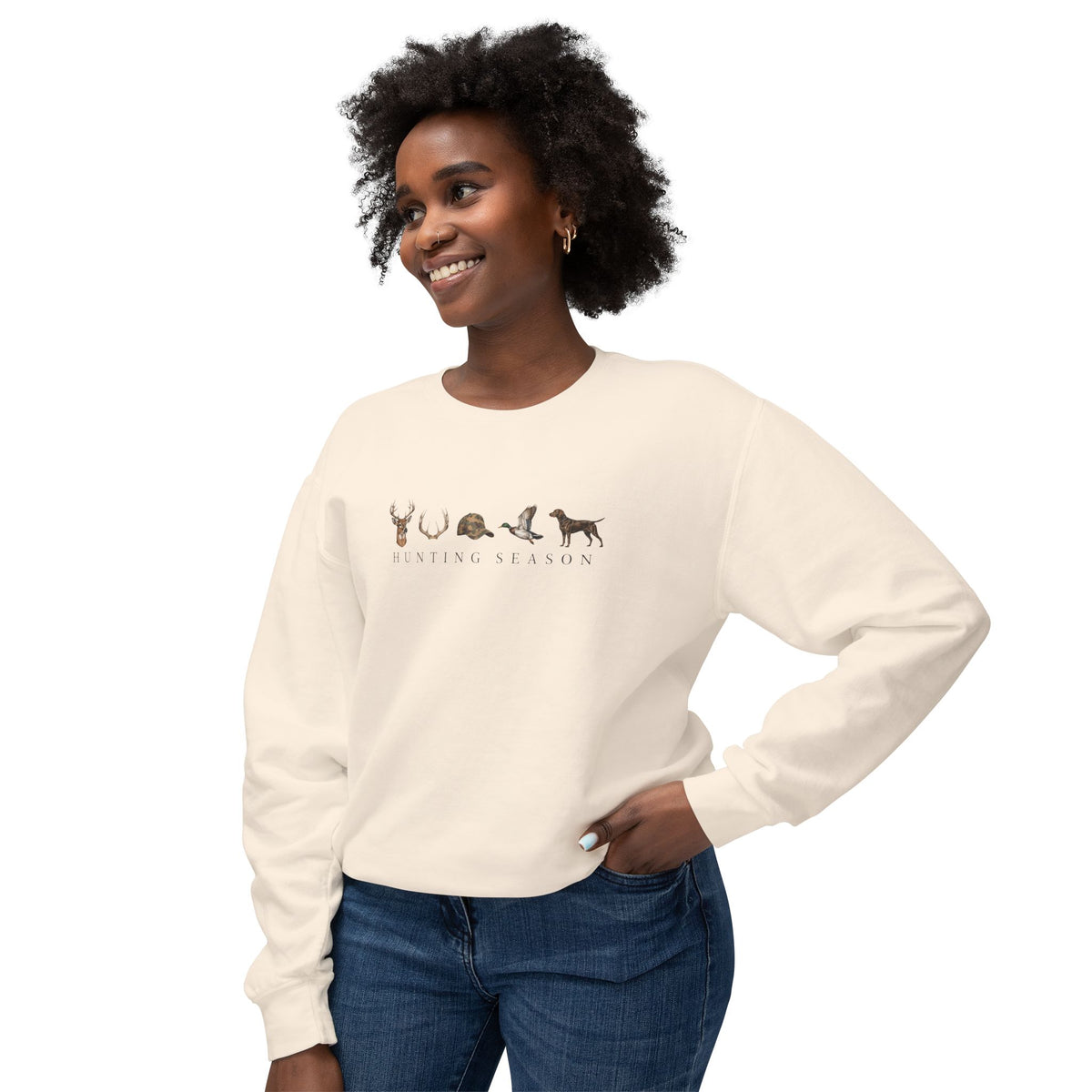 Wildlife Silhouette Crewneck Sweatshirt