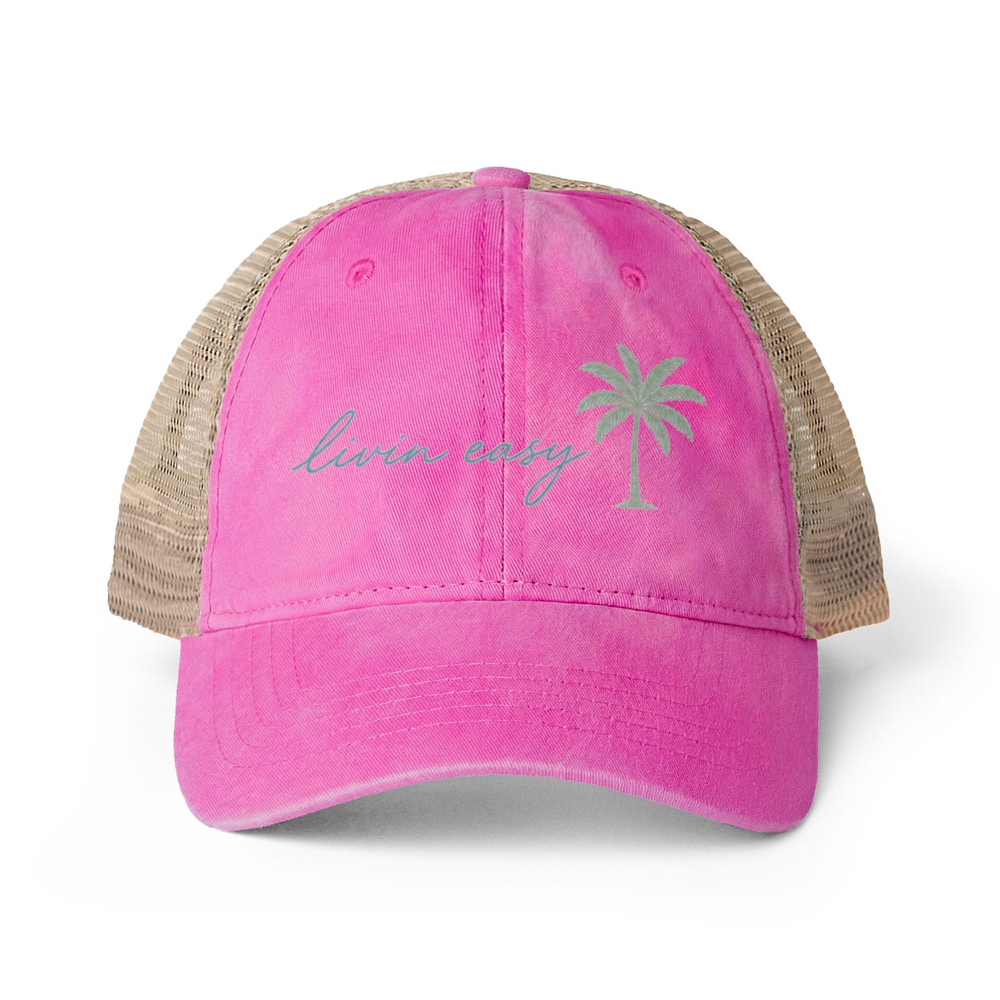 Women's Washed Mesh-Back Cap