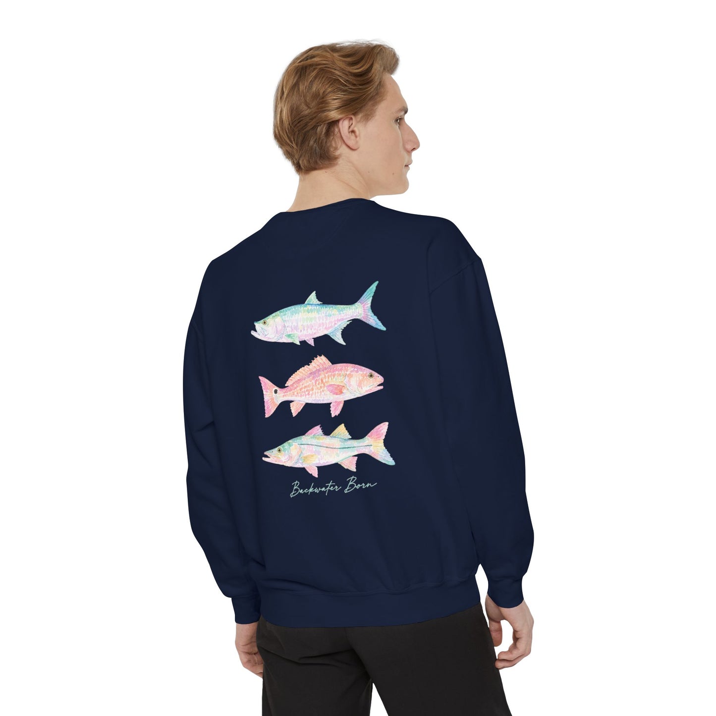Pastel Florida Fish Women’s Crewneck