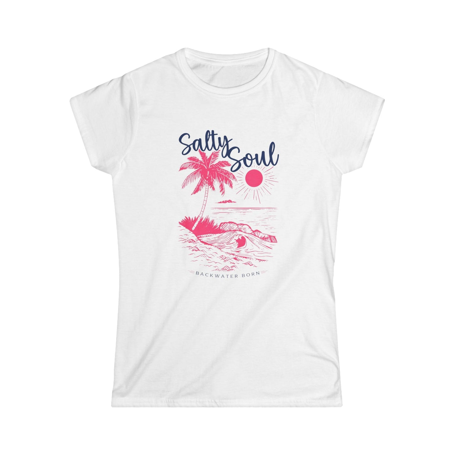 Women's Softstyle Salty Soul Tight Tee