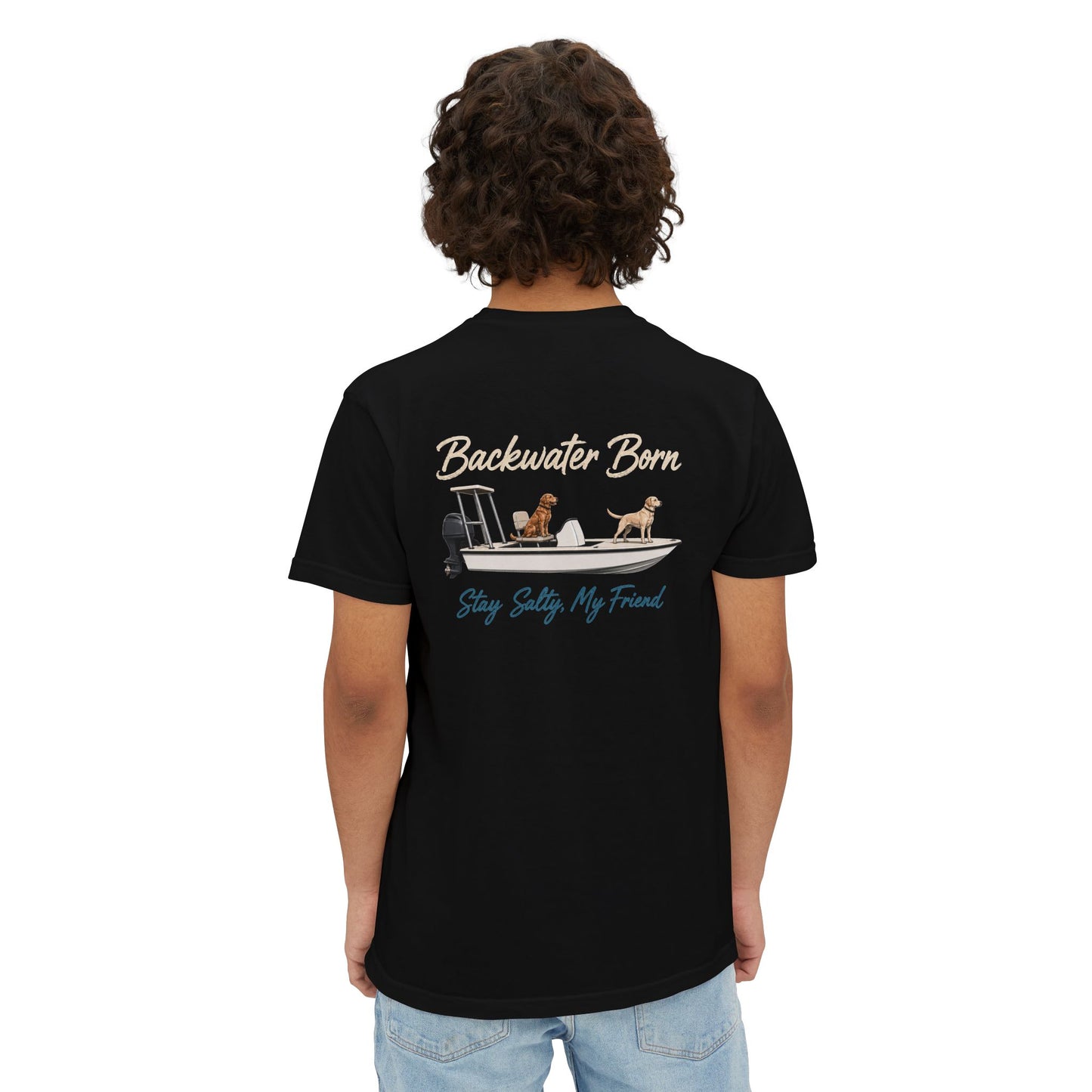 Fishing Dogs 2.0 Pocket Tee