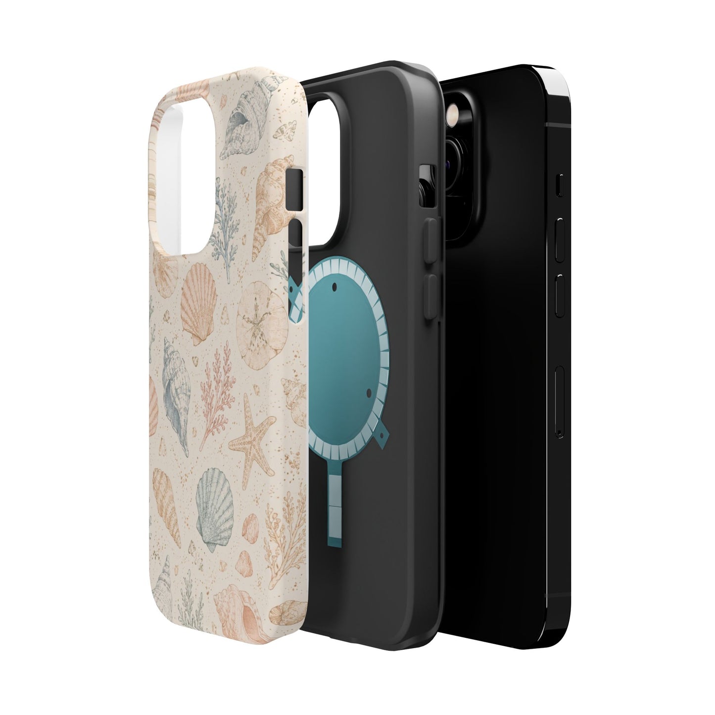 Woman’s Shell Pattern Magnetic Phone Case